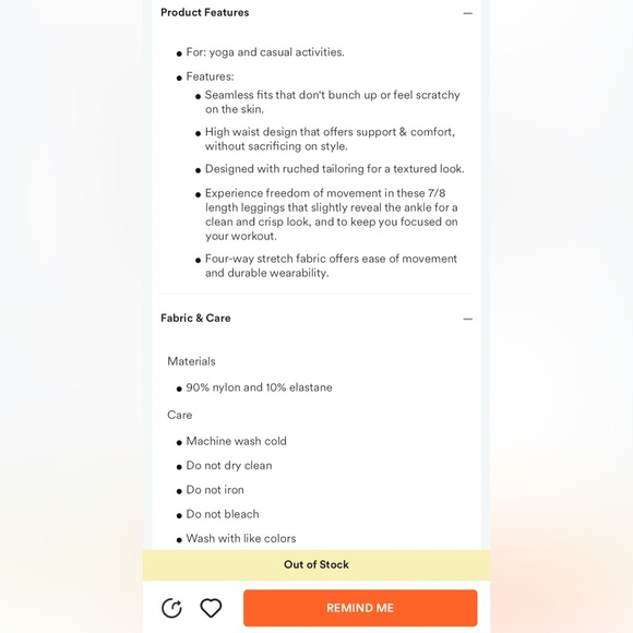 🖤NWT HALARA Seamless Flow High Waisted Ruched Plain Leggings - Sold Out - Size L - Picture 5 of 13